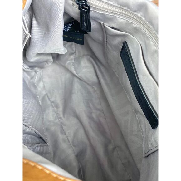 Rebecca Minkoff 10 x 11 x 4 Leather Crossbody Purse Saddle Bag Large Tan Boho - Picture 8 of 16